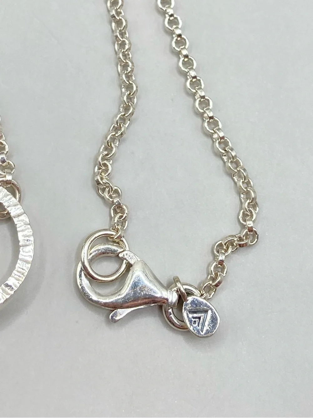 Silpada Sterling Silver Sweet Circles Pendant Necklace N2297 - Picture 7 of 7